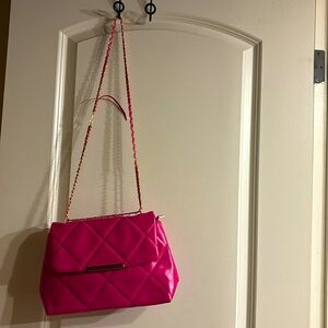 Pink crossbody purse